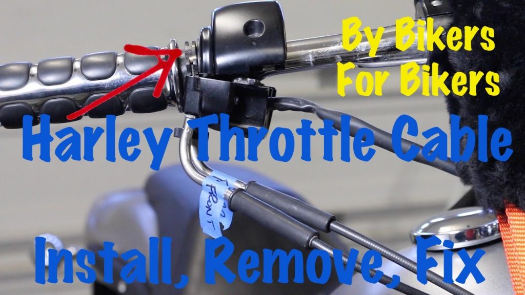 Harley Davidson Throttle Cable Install, Remove, Replace, Repair 7