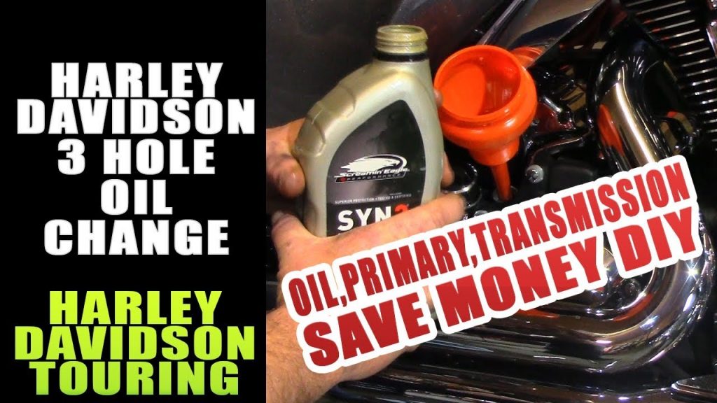 How To Do A Complete 3 Hole Oil Change Harley Davidson Touring 4