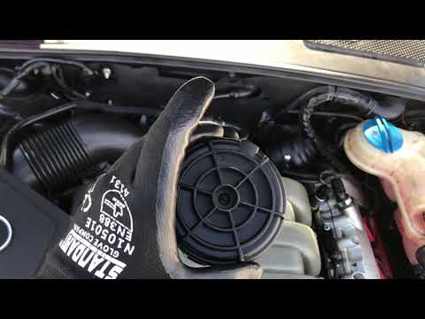 How to Replace the PCV Crankcase Breather Vent Valve on a 2005 Audi A6 C6 7
