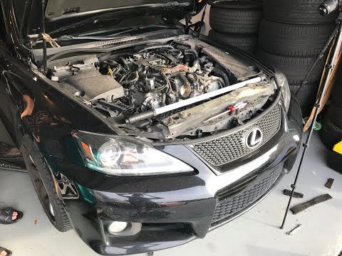 DIY: Replacing Radiator and Waterpump on Lexus ISF 8