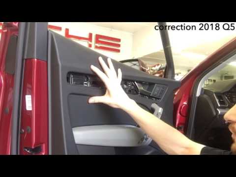 2018 Audi Q5 door panel removal