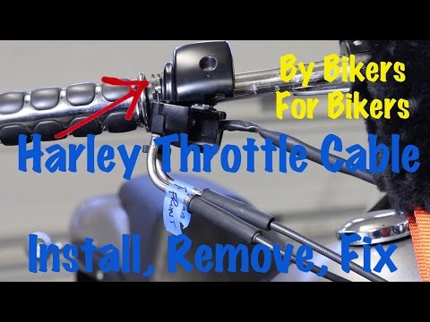 Harley Davidson Throttle Cable Install, Remove, Replace, Repair | Motorcycle Biker Podcast