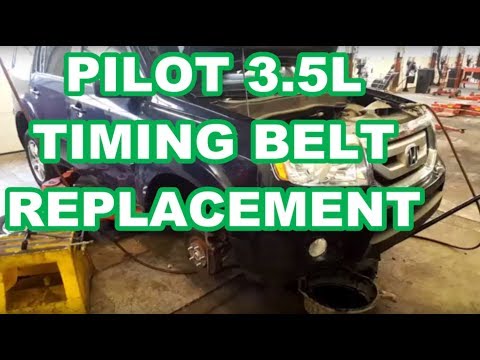 Honda Pilot 3.5L Timing Belt Replacement acura How to replace water pump kit ODYSSEY RIDGELINE