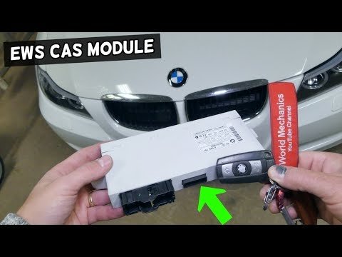 HOW TO REMOVE AND REPLACE EWS CAS MODULE ON BMW E90 E92 E91 E93 5