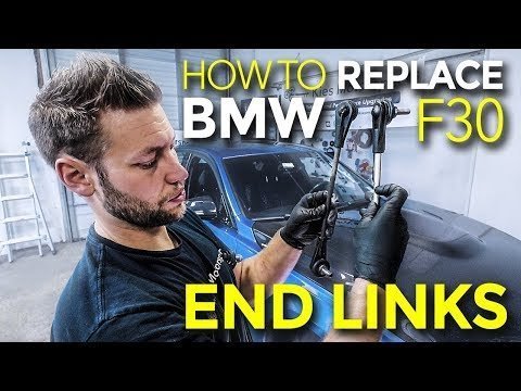 How to replace F30 BMW Sway Bar End links 1
